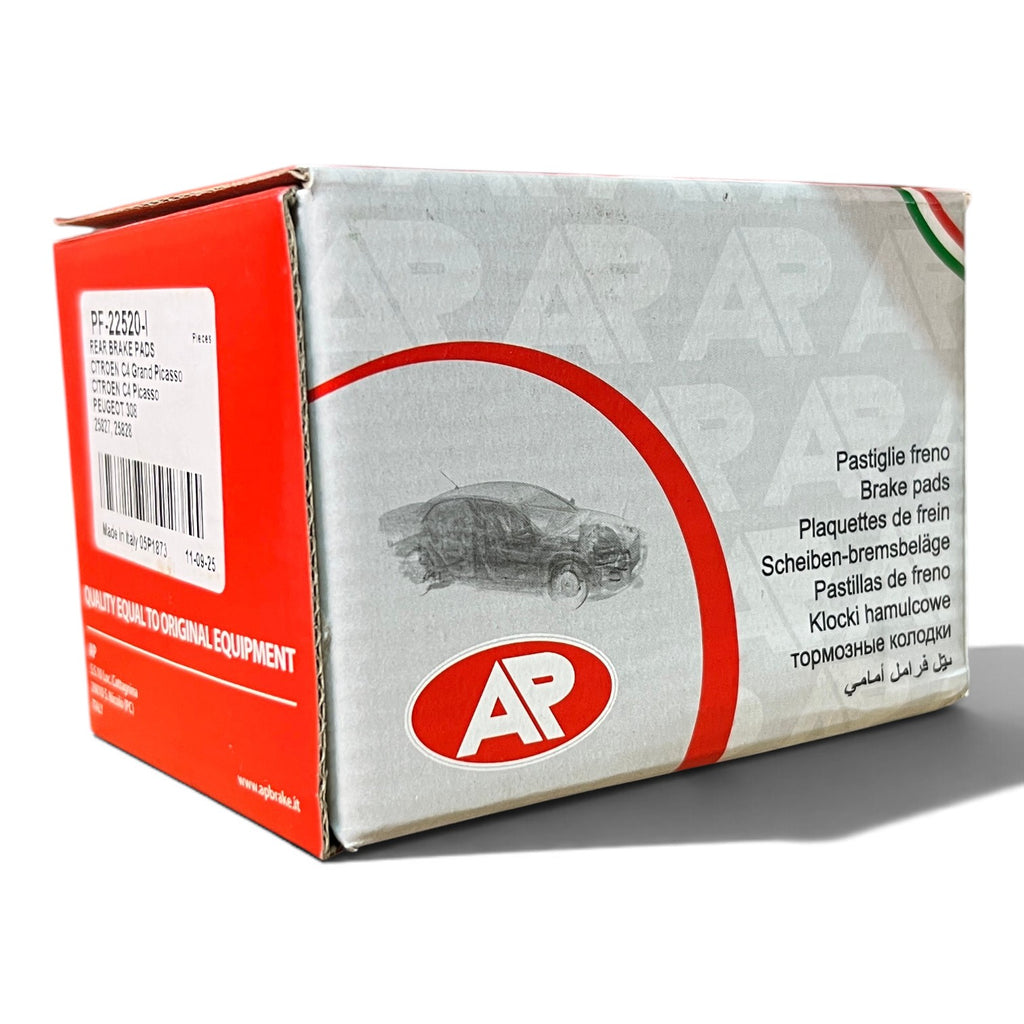 Pastillas de Frenos AP ITAL P0690 para JAC MOTORS T6 2.0 ADVANCE 2WD / 4WD 2016 en adelante