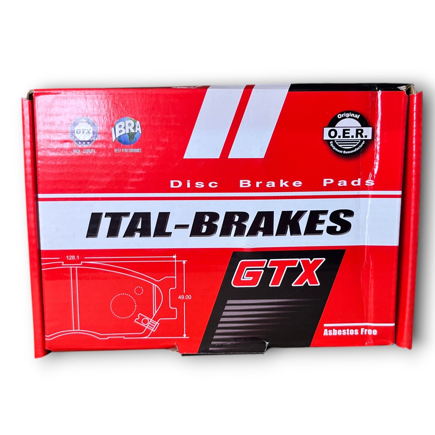 Pastillas de Frenos GTX ITAL P0559 para MINI COOPER 1.6 2001-2006