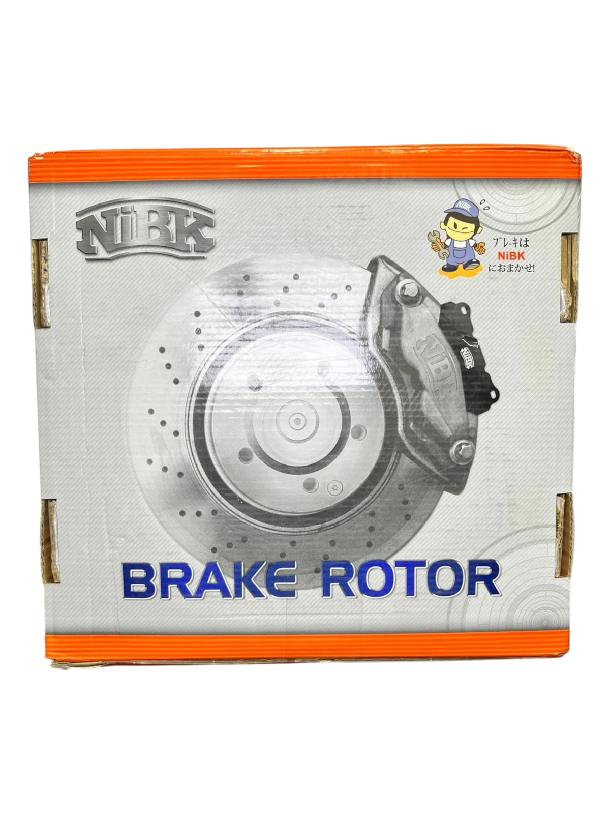 Rex Repuestos NiBK front brake rotor for Peugeot Partner K9, 3008, and Citroën C4. Features drilled surface for enhanced cooling.